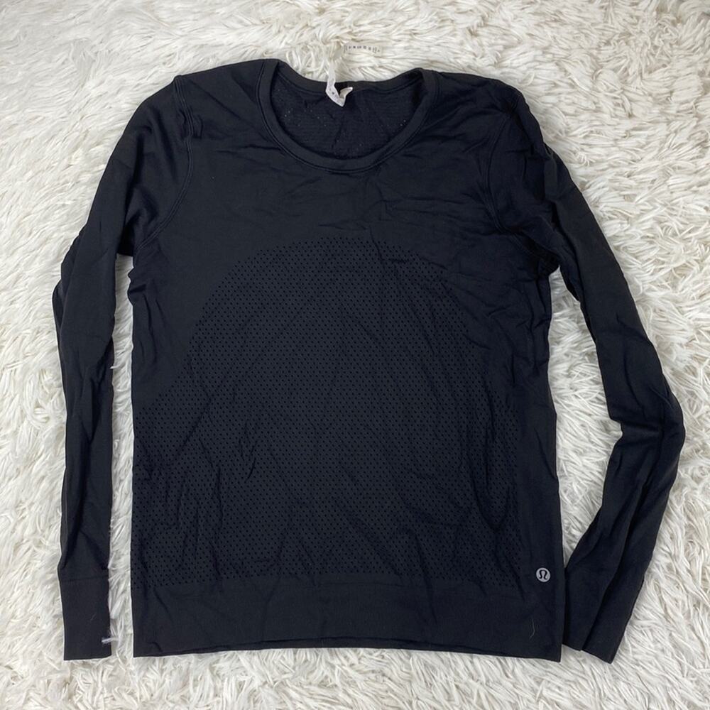 Lululemon Breeze By Long Sleeve Black / Black